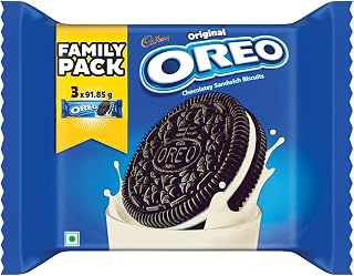 Cadbury Oreo Vanilla Flavour Crème Sandwich Biscuit, 288.75 g(packaging may vary) Price In India