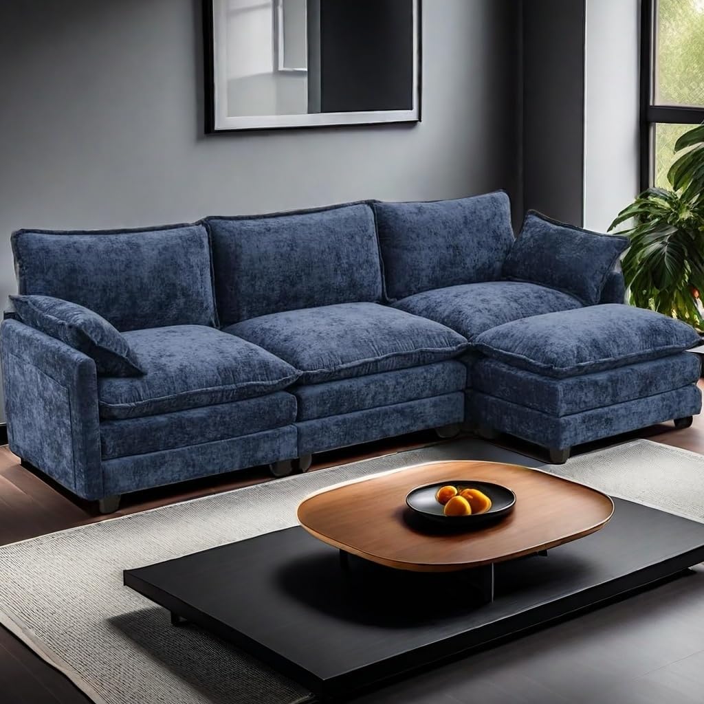 FONTOI Cloud Couch Sectional Couches Sofas, L Shaped