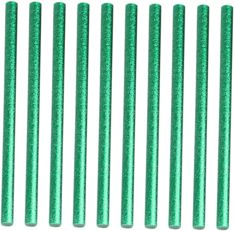 100pcs Colorful Hot Melt Glue Sticks 7mm High Adhesive for DIY Crafting Art Projects Home Decoration