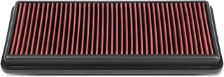 DNA Motoring AFPN-186-RD Clean Air Washable Drop In Panel Air Filter Enhance Engine Performance Power & Acceleration Improve [Compatible with 16-19 MX-5/17-19 124 Spyder 1. 4L Turbo]