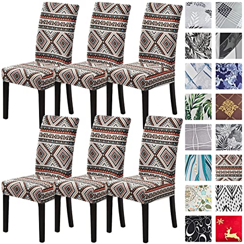 Jusmate Dining Chair Covers, Parsons Chair Slipcovers Set of 6