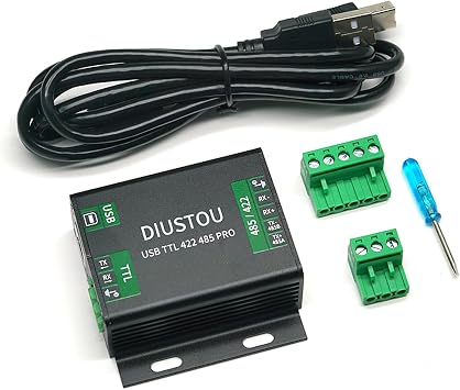 Multifunctional Serial Port Adapter USB to RS422/485 Supports TTL Interface Industrial Grade Stable Isolated FT232 High-Speed Serial Port