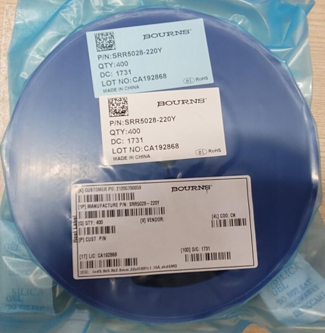 Generic (1600 PCS) SRR5028-220Y Compatible with BOURNS FIXED IND 22UH 1.15A 120MOHM