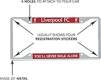 Vista 5 de Desert Cactus Liverpool FC Accesorios para Auto Fútbol Metal Placa de Matrícula y Soporte de Etiqueta para la Parte Delantera o Trasera del Vehículo