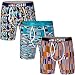 JINSHI Midway Seamless Boxer Briefs Stretchable Long Underwear for Mens 3 Pack Size L