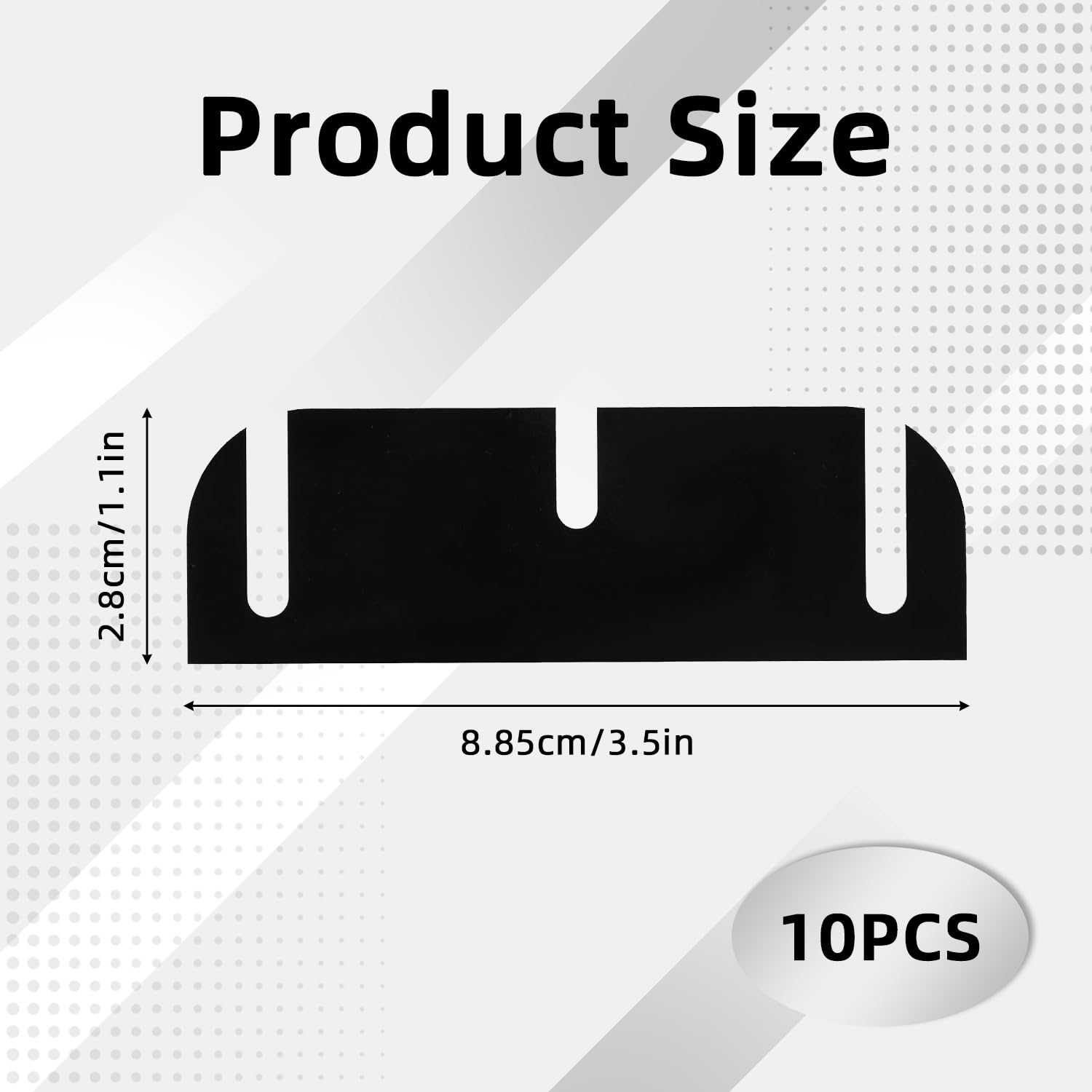 Cuñas de Bisagra para Puerta, 3,5in/8,85cm Ajustables, Relleno de Espacios
