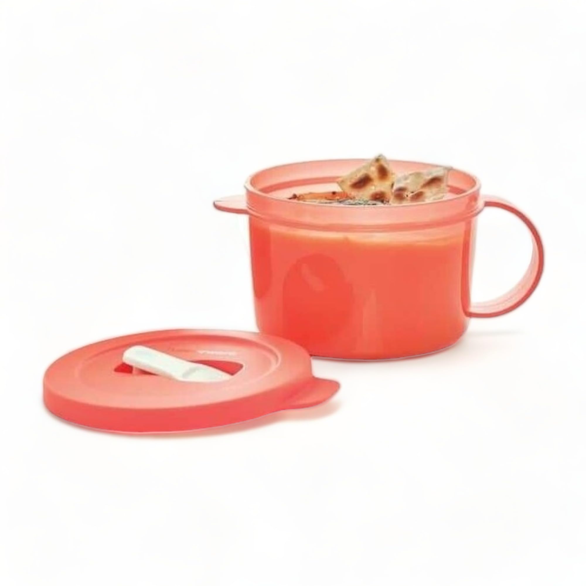 Amazon.com | Tupperware CrystalWave Microwave Soup Mug Coral Pink