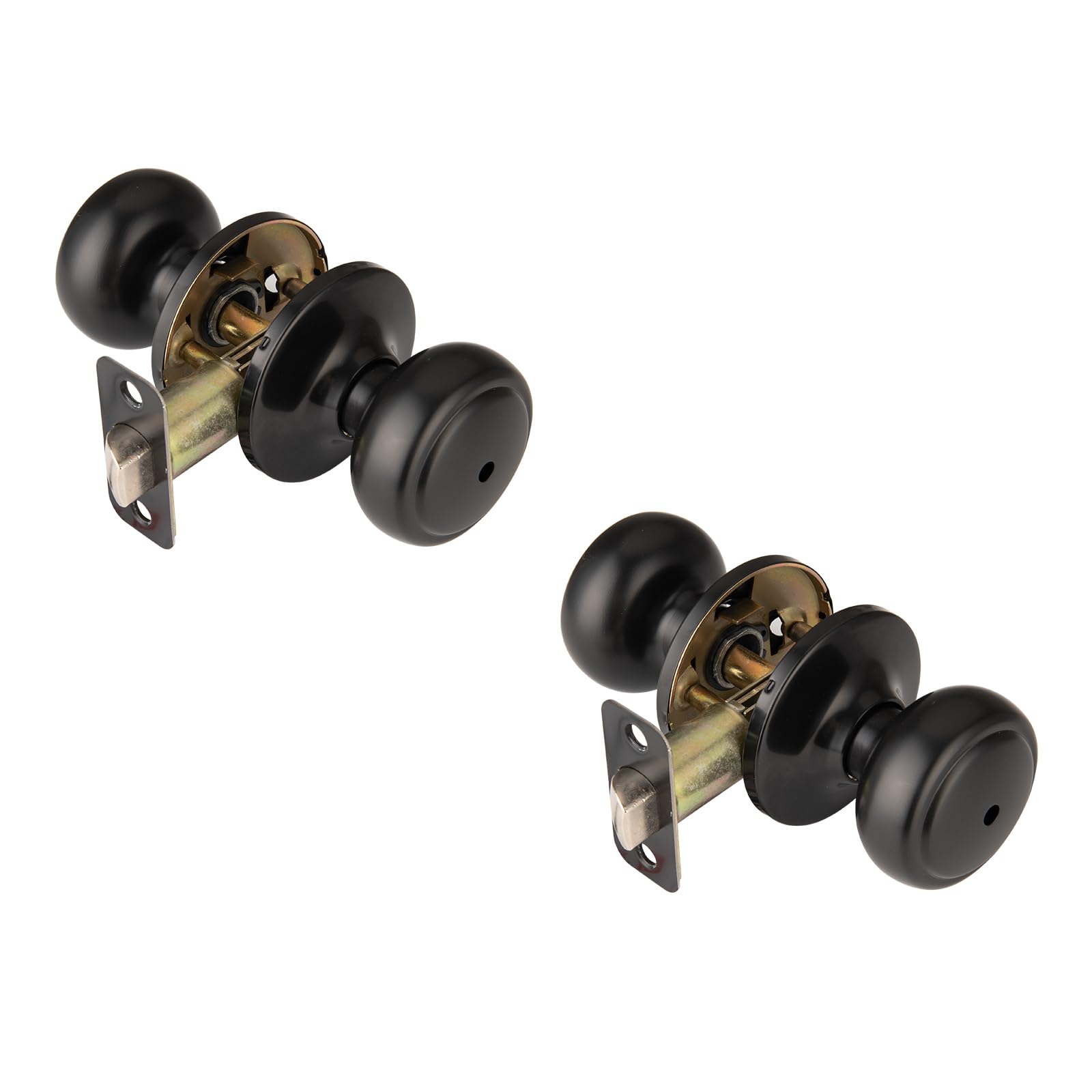 Black Coastal Door Knob - Modern Hardware -16