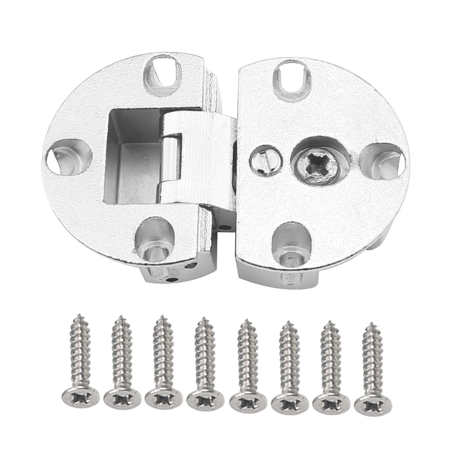 Hinges, Hinge,Hinges,Hardware,1Pcs 34.2mm Cabinet Door Bathroom Silver Tone Zinc Alloy