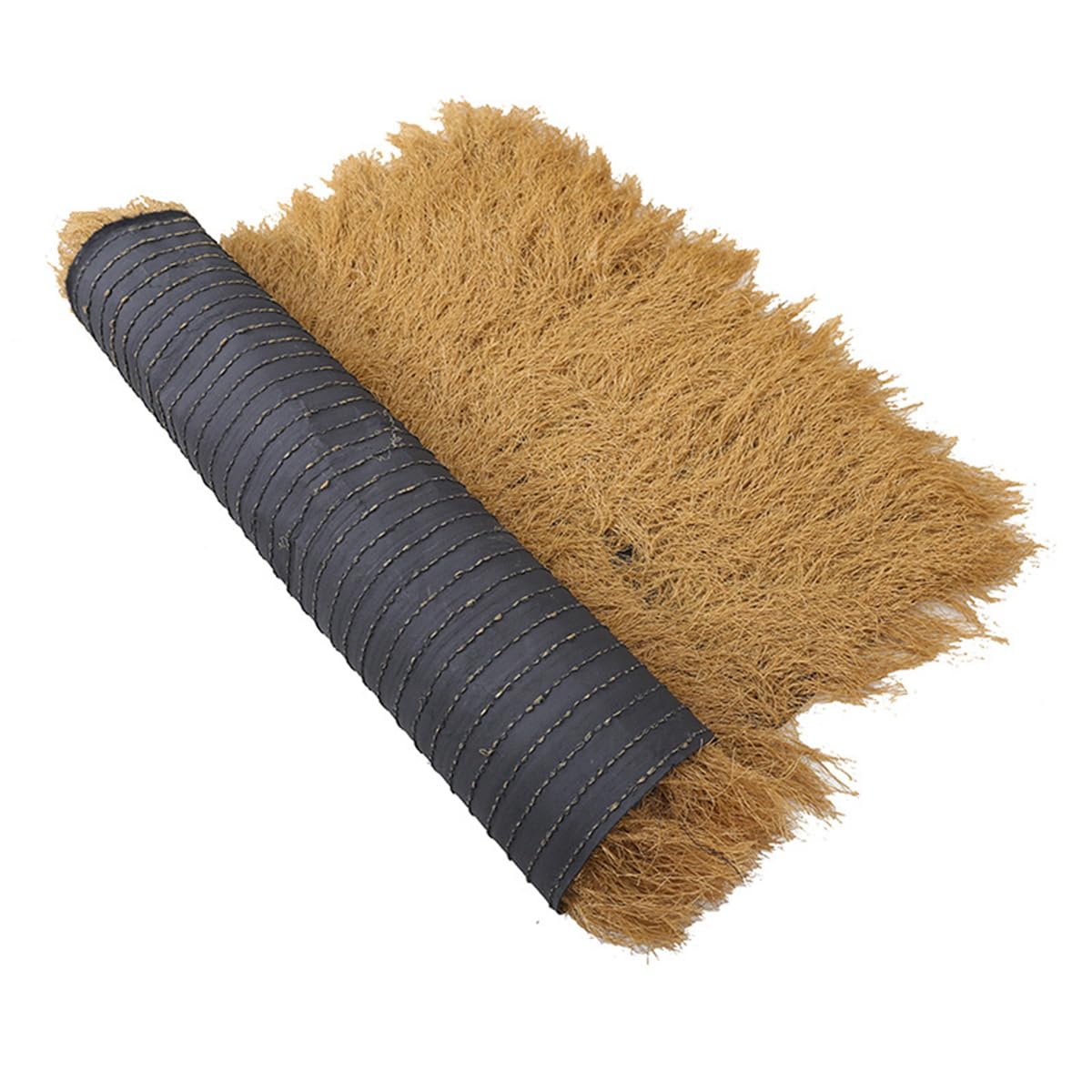 Rollo de paja sintética mexicana de 1x8m color amarillo para decoración de jardín