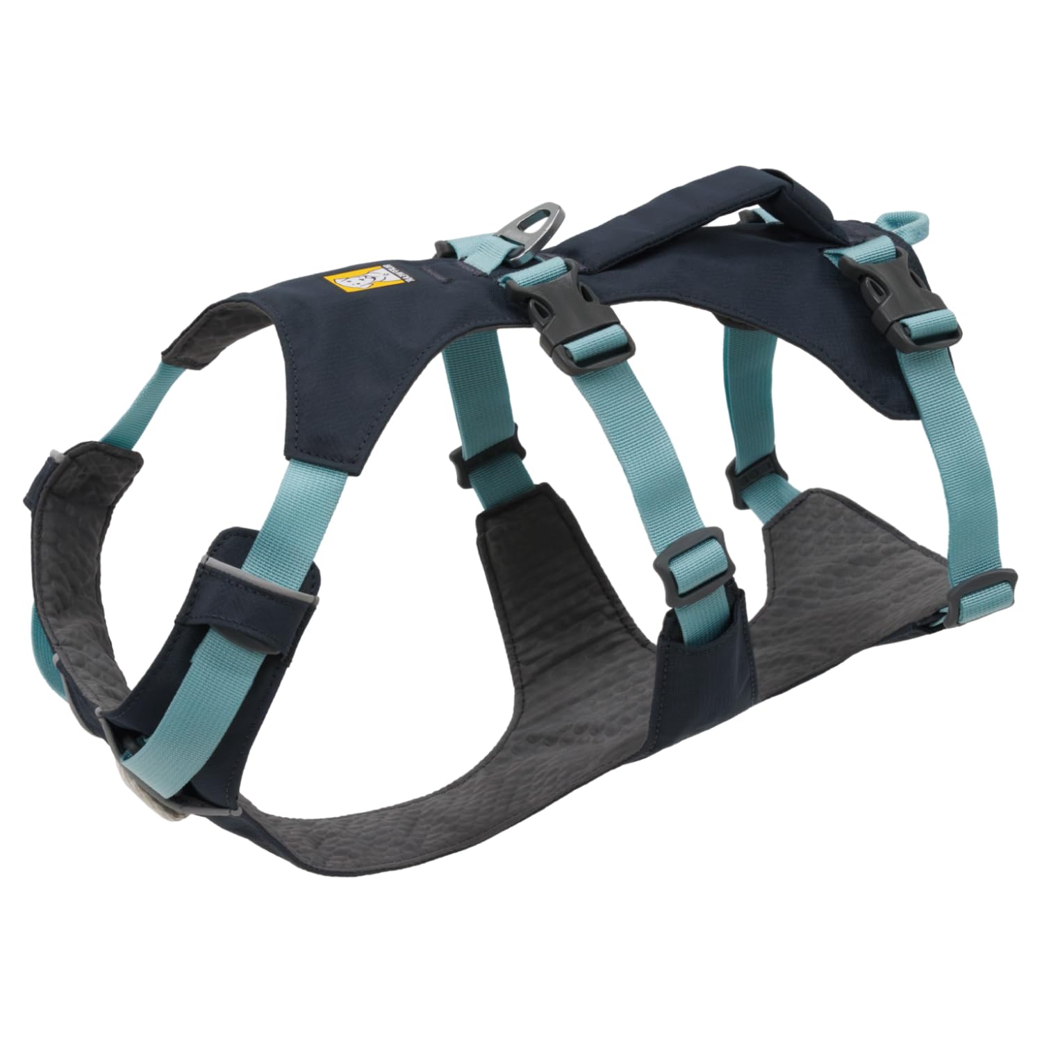 Flagline Dog Body Harness, Basalt Gray, Medium | Lightweight, Minimalist, Low Profile Fit…