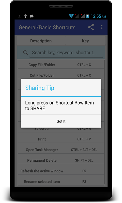 Computer Shortcut Keys Pro - App on Amazon Appstore