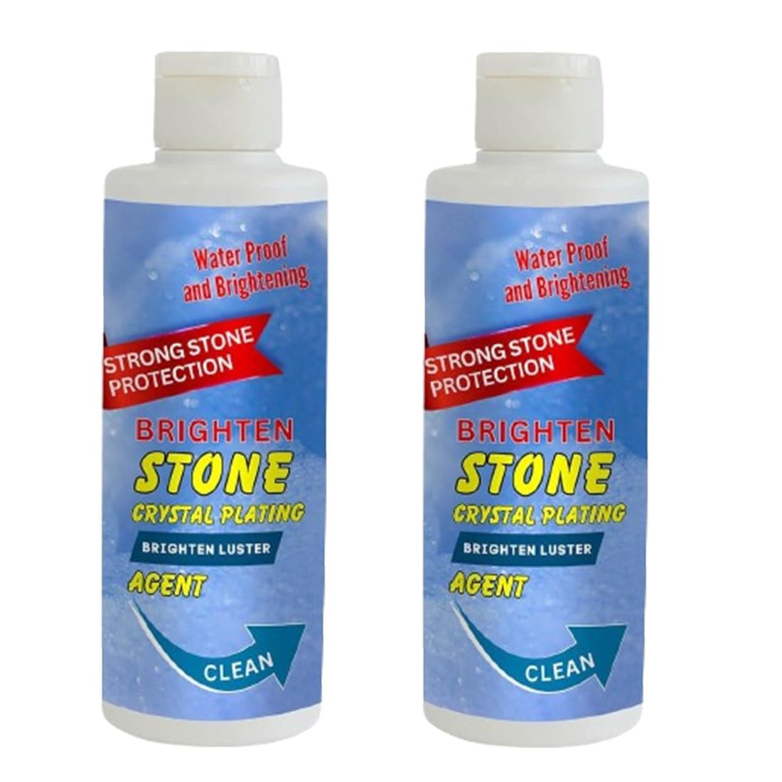 Stone Crystal Plating Brightening Agent for Marble, Granite & Stone | Luster and Shine, Ideal for Cleaning Marble and Granite Floors, Removes Stains, Grease, Grime and Water Spots | PACK OF 2 (B0D6SHK4LV) Amazon Price History, Amazon Price Tracker