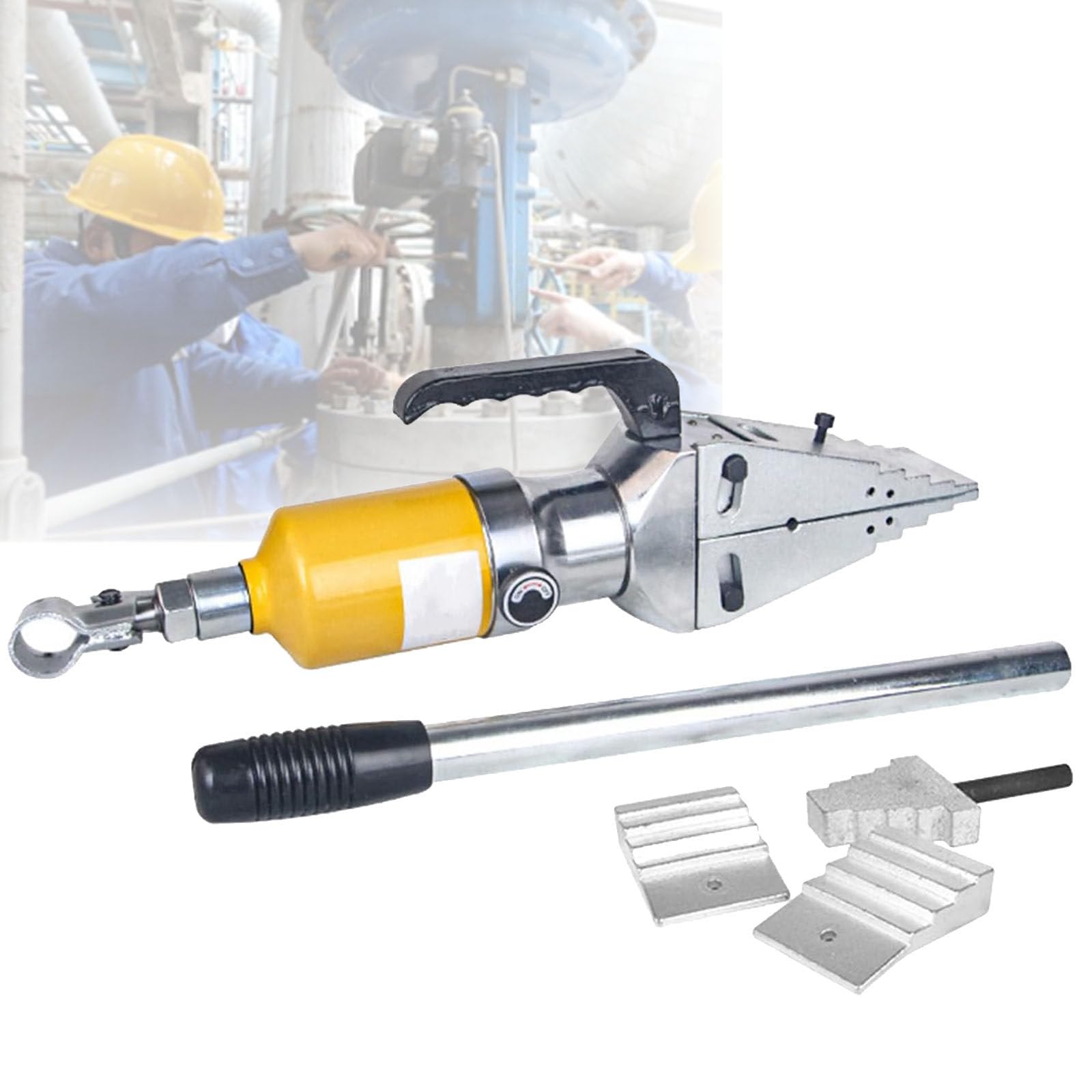 YXZQLOZ Manual hydraulic flange separator and expander tool, maximum opening 81 mm, fast return oil, for pipeline maintenance