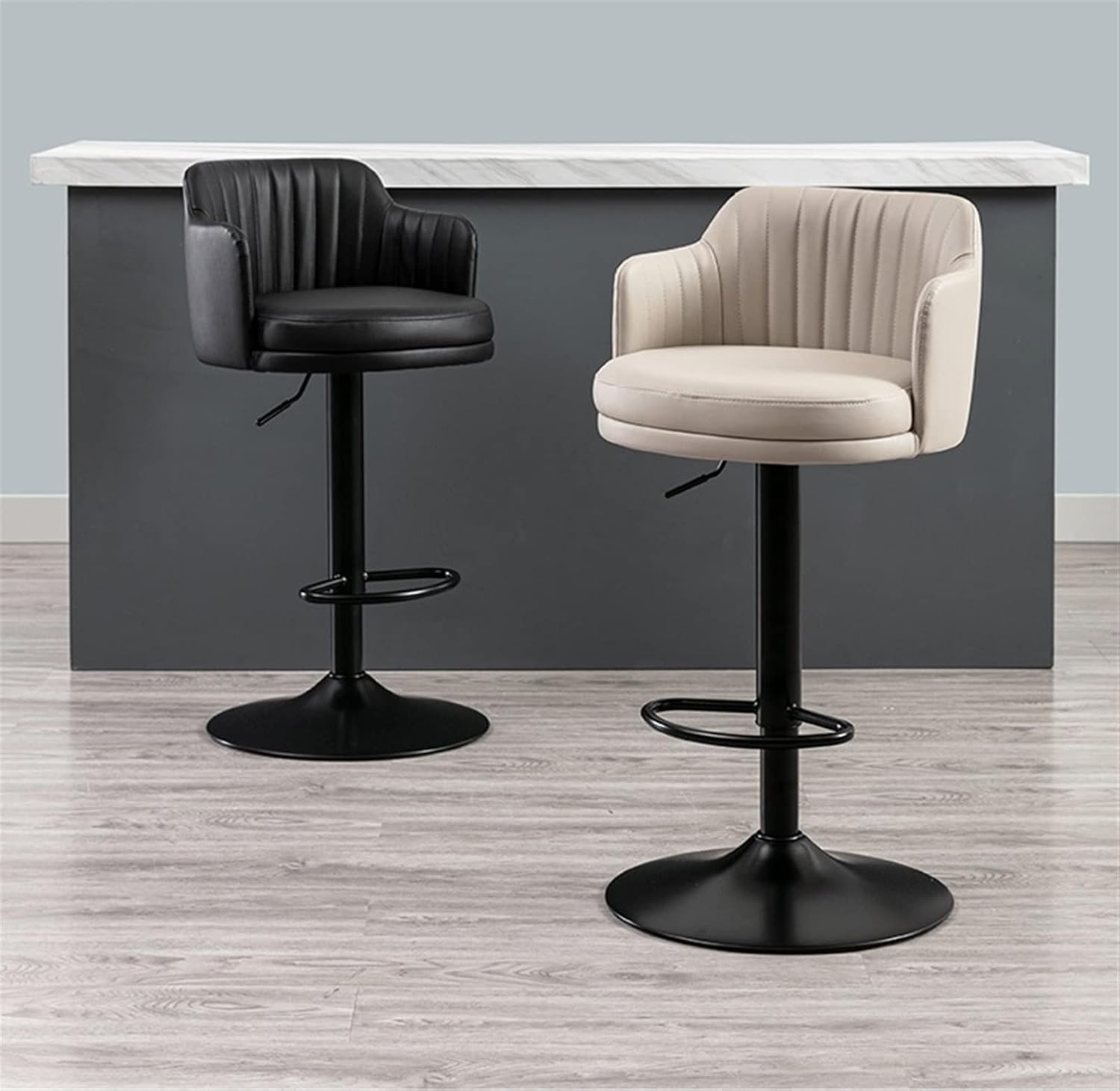 バースツール、カウンター高さバースツール、360°自由回転カウンター高