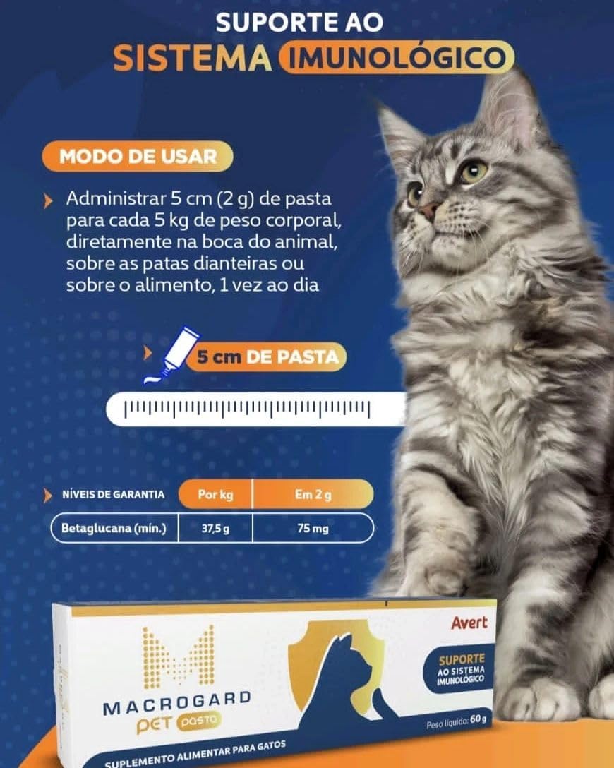 Kit 2 Macrogard Pet Pasta para Gatos Avert 60g