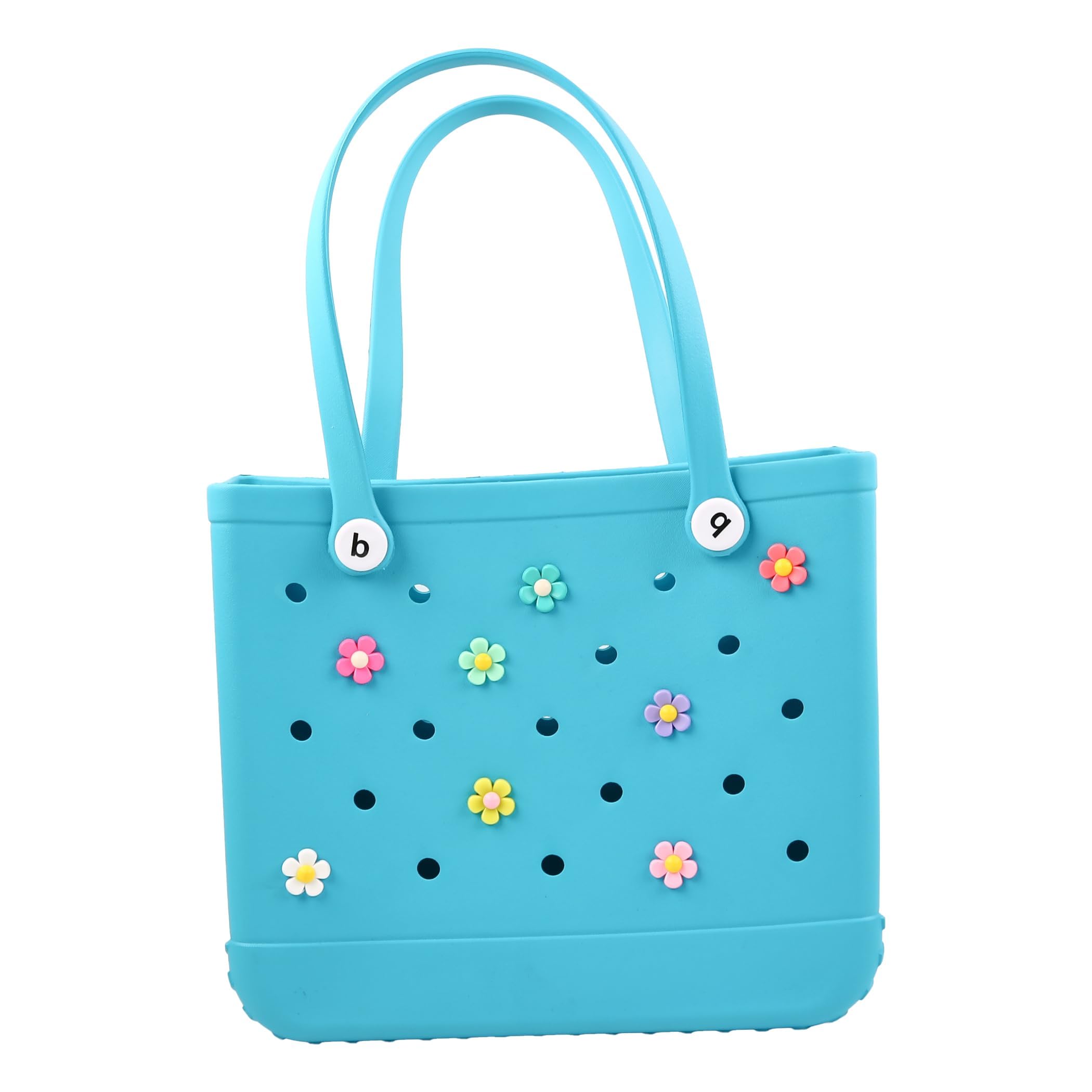 Charms para Crocs Bogg Bag Totes de Playa Adornos Decorativos Zapatos Accesorios Mujer Niña Pines Personalizables Bolsos EVA