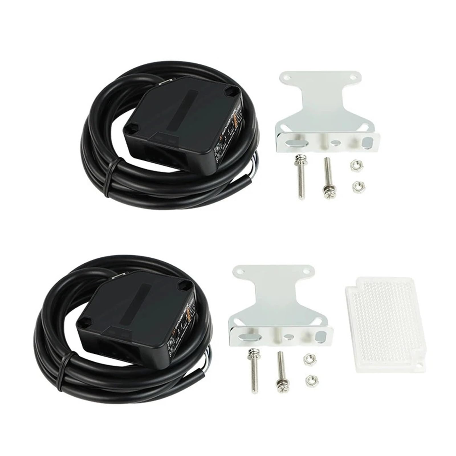 Sensor de haz fotoeléctrico 24-240VAC/VDC fotoeléctrico retrorreflectante