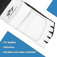 Vista 4 de LangRay Equipo de protección para Taekwondo Sparring Protector de pie para Karate Boxeo Sparring Protector de pie, Equipo de protección para pies