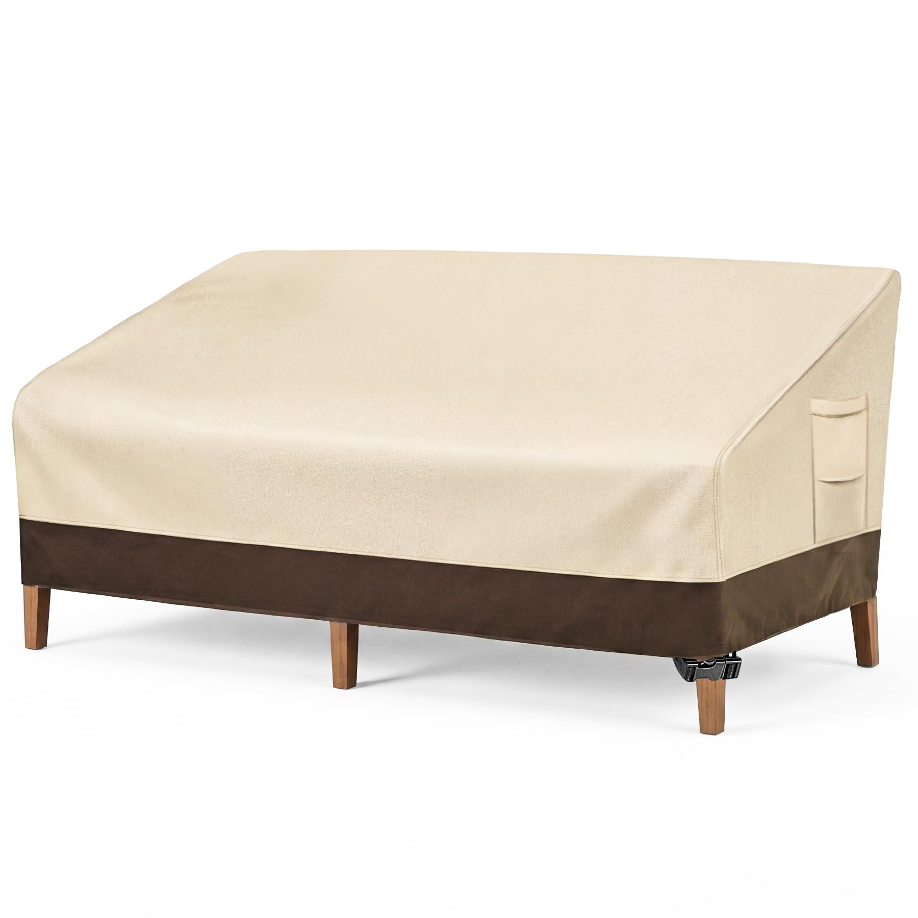 Photo 1 of Vailge Heavy Duty Patio Sofa Cover, 100% Waterproof 3-Seater Outdoor Sofa Cover,Lawn Patio Furniture Covers with Air Vent and Handle,85" Wx 37" Dx 35" H,Beige&Brown