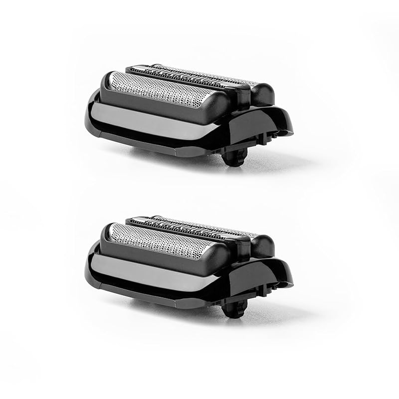 Cabeça de reposição 53B compatível com barbeadores elétricos Braun Series 5 e 6 — Pacote com 2
