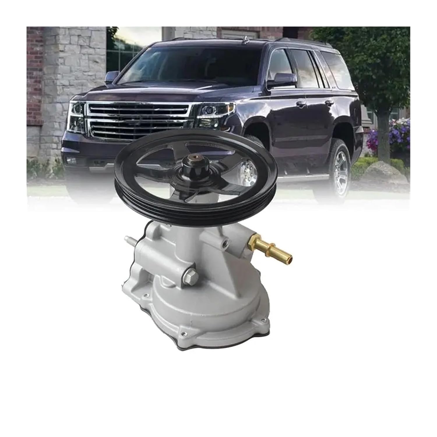 A03E-Engine Brake Vacuum Pump 12696313 Compatible for Silverado Sierra Suburban Tahoe GMC Yukon Escalade 2014-2020 12659655 12660004 Parts