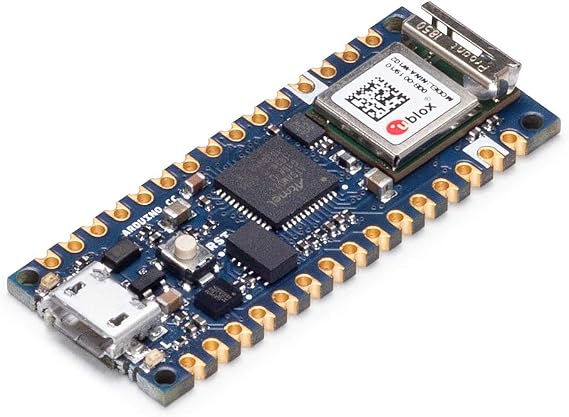 Arduino Nano 33 IoT [ABX00027] - 32-bit ARM Cortex-M0+, WiFi & Bluetooth, 256KB Flash, 32KB SRAM, Secure Element, 14 Digital I/O Pins, 6 Analog Inputs, Compatible with Arduino IDE for IoT Projects