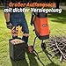 MAXLANDER 2600W Gartenhäcksler elektrisch,häcksler garten mit 45L Auffangbehälter, max. 45 mm Aststärke messerhäcksler, Kompostieren und Aufräumen des Gartens,15:1 Zerkleinerungsverhältnis