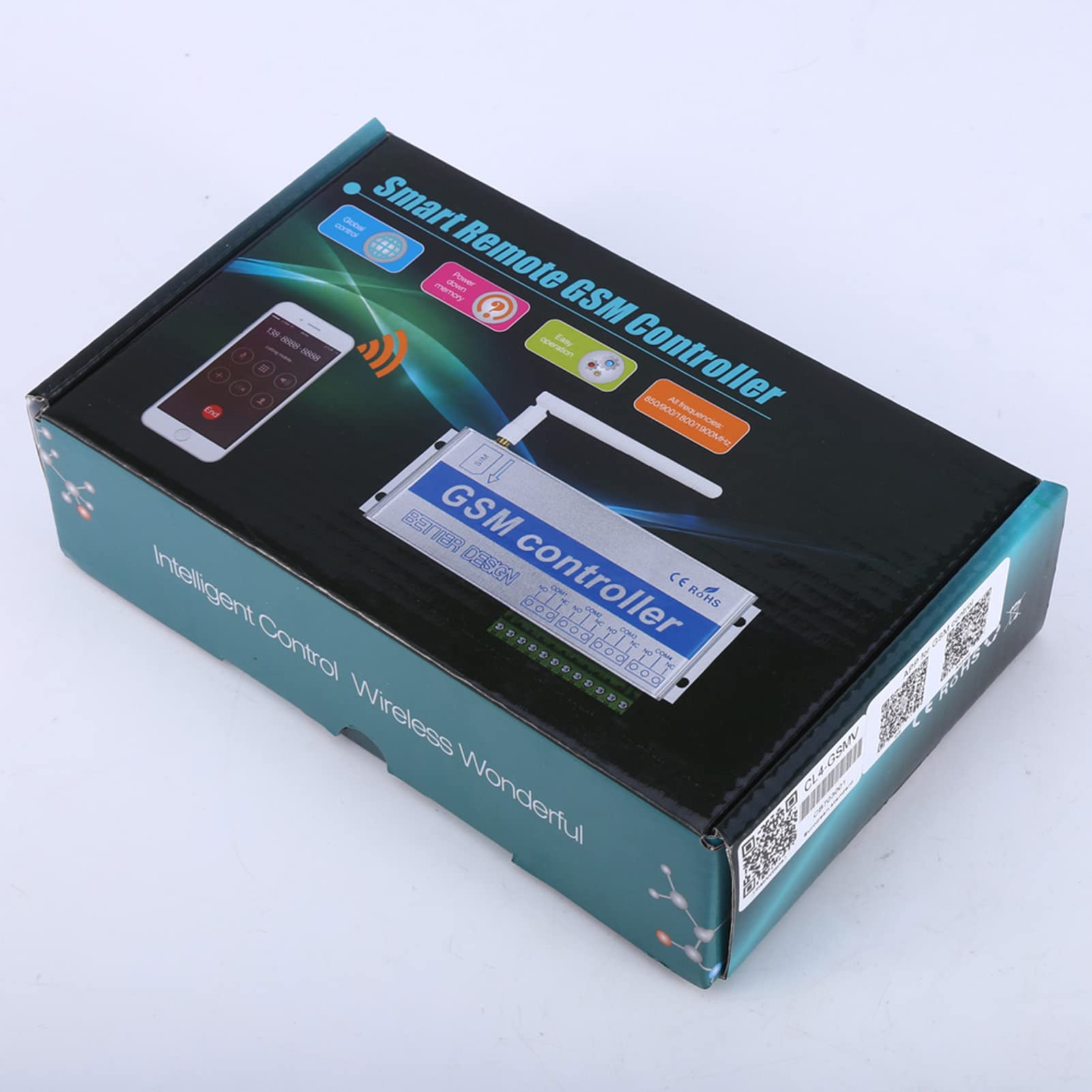 Control Remoto Inalámbrico gsm SMS Llamada Seguridad Hogar Interruptor Electrodomésticos Control Remoto Inteligente CL1-GSM Mano Cabezal EU Plug