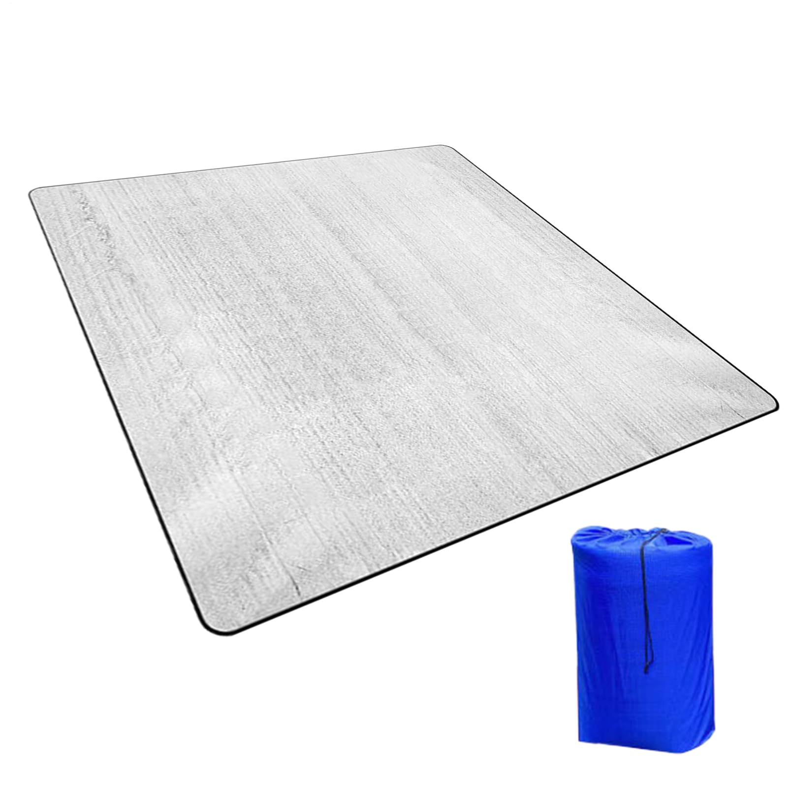 Nawierzchnia do spania na kempingu 200x200 cm Oddychająca Aluminiowa | Izolowana mata na kemping na Wyprawy Turystykę Wędrówki Polowanie Namiot Plażę Ogród Rodzinę Zwierzęta