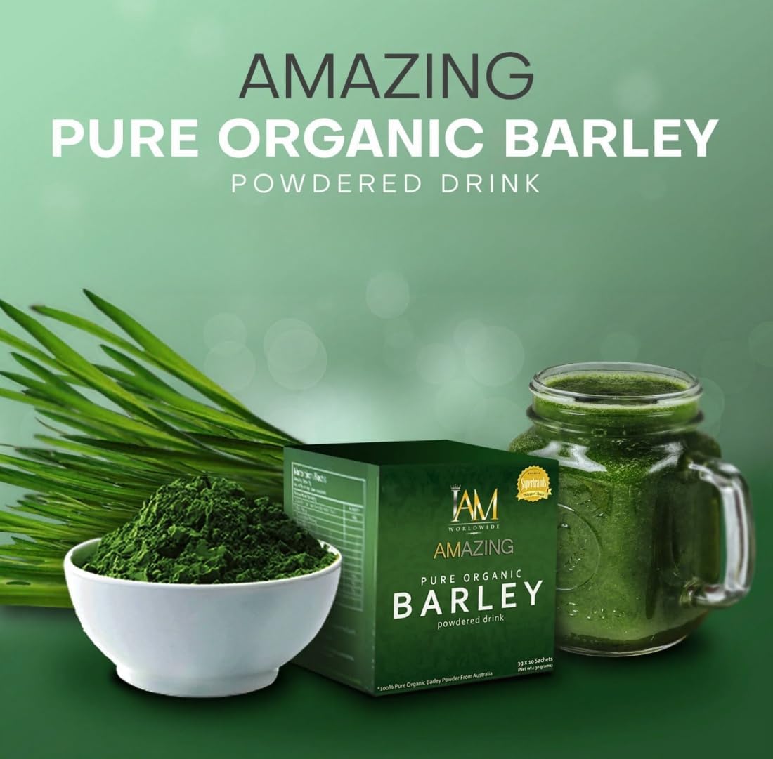 XLXZHYF Amazing Pure Organic Barley Powder Drink Mix from Australia, 2.10 Ounce (Pack of 1)