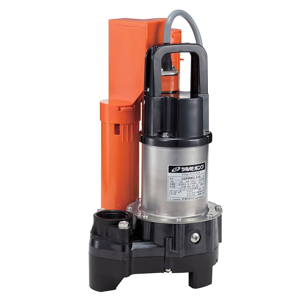 ツルミポンプ 浄化槽専用水中ポンプ/放流水排水用 （32PRA2.13S-92） ◇ツルミポンプ 浄化槽専用水中ポンプ/放流水排水用 （32PRA2