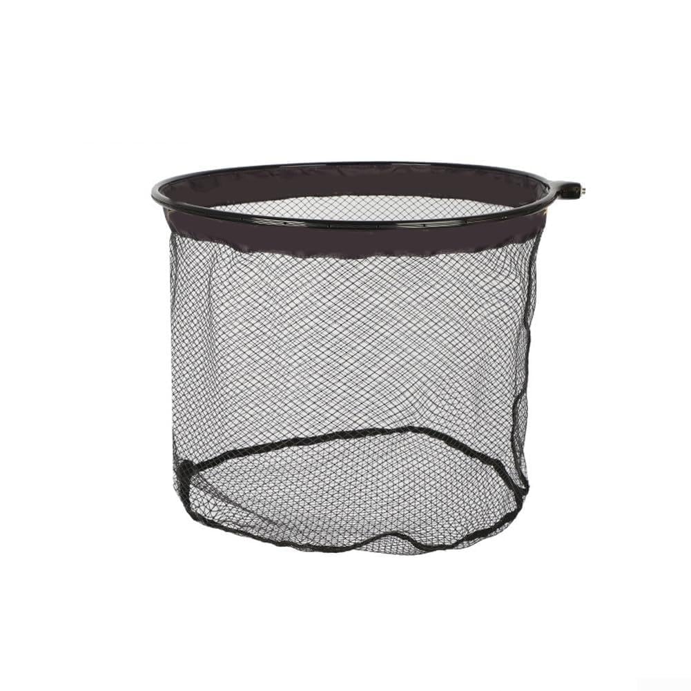 Głęboka sieć wędkarska 45 cm rama węglowo-aluminiowa do użytku nocnego | Obręcz 45 cm, głębokość 35 cm, mieszanka węglowo-aluminiowa, gotowa do wędkowania nocnego, zoptymalizowana pod kątem czerni