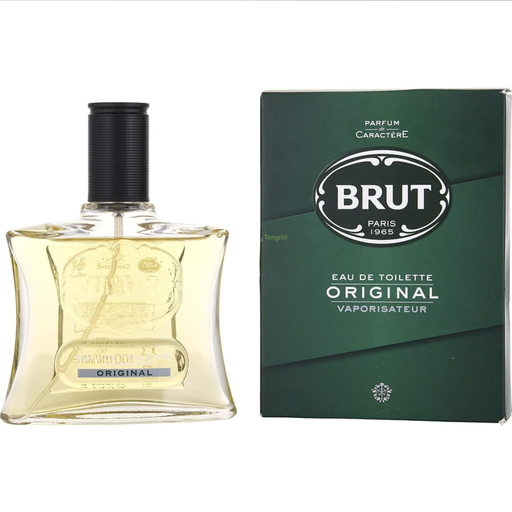 Lot de 6 flacons d'eau de toilette Brut Men Original pour homme 6 x 100 ml