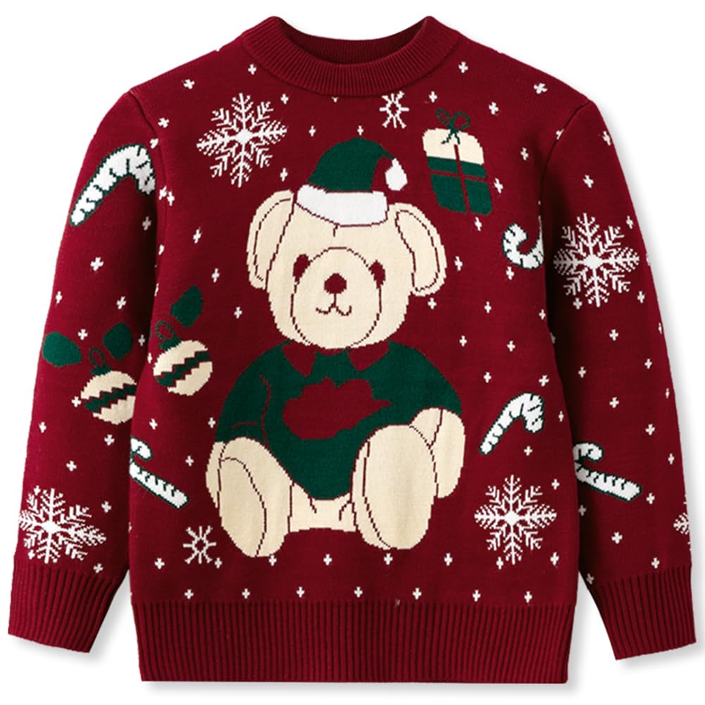 Remimi Kids Christmas Sweater for Toddler Girls Boys Holiday Pullover Top