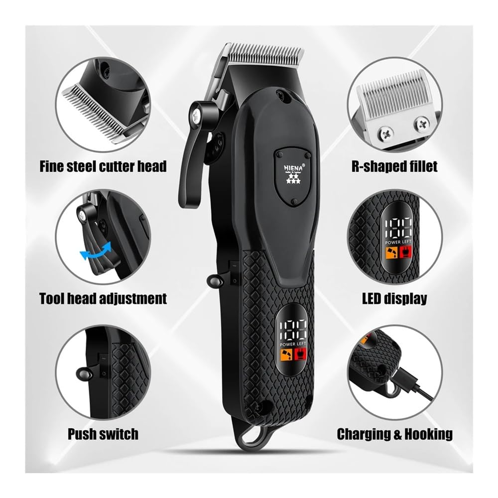HIENA Haarschneidemaschine Rasierer Professionelle elektrische Schere Push Barber Shop Haarschneidemaschine Trimmer für Männer (Hyn-212)