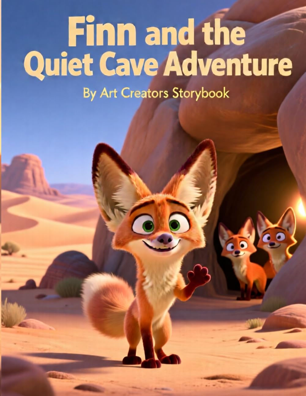 Finn and the Quiet Cave Adventure: A Calm Story About Listening, Focus, and Staying Quiet to Stay Safe for Ages 3–7 (Finn the Fennec Fox: Focus & Listening Social-Emotional Learning Series)