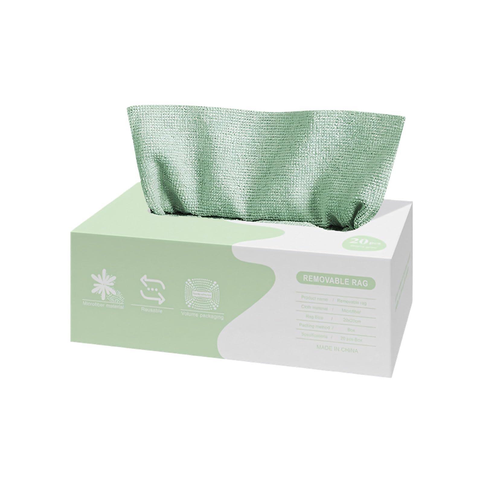 hogtnd Powerful Absorbent Cleaning Cloths for Kitchen Oil Stains, Glass Polishing and Sensitive Surface Care Multi-Purpose Cleaning Cloths
