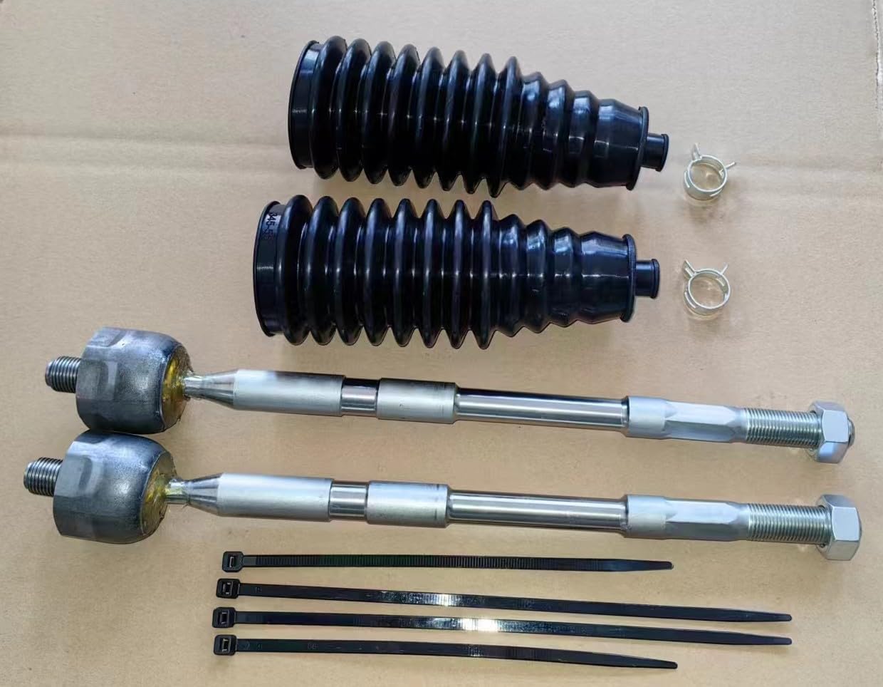 Inner Tie Rods 7061283 & Boots kit 5417106 Replacement for 2020-2026 Polaris RZR PRO XP XP4 UTV Steering Rack 1824946 left & right sides