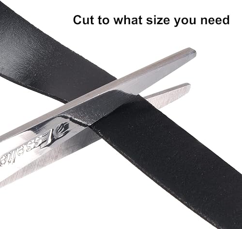 Miniatura 4 de uxcell Cinta de espuma de sellado de 0.315 in de ancho, 0.039 in de grosor, 16.4 pies de largo, tira autoadhesiva para aislamiento de puerta de