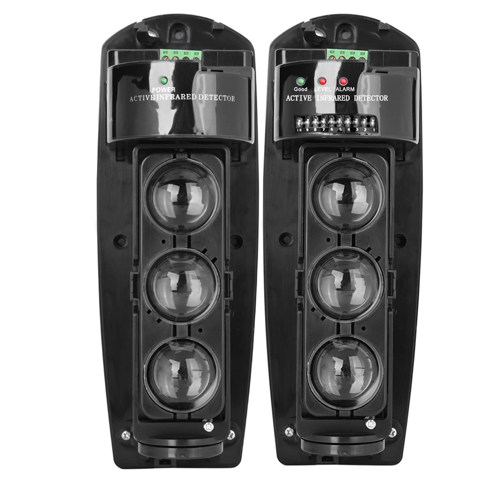 Demeras Rilevatori a Triplo Raggio Allarme a Triplo Raggio Rilevatore LED fotoelettrico a infrarossi di Sicurezza Trasmissione Wireless per di Allarme di Sicurezza