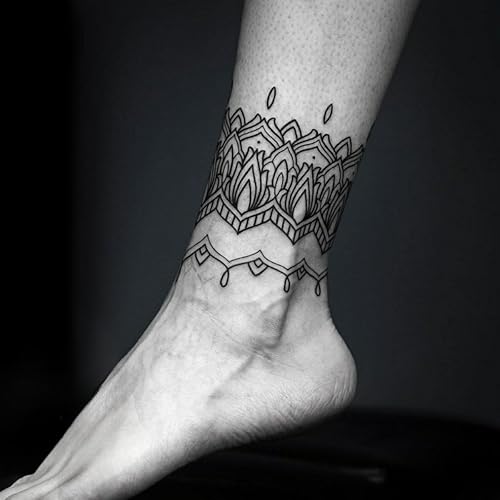 Large Temporary Tattoos Women Temporary Neck Tattoos Temporary Realistic Flower Chest Tattoo for Adults (Snake 3)(Temporary Tattoos Sticker 57)