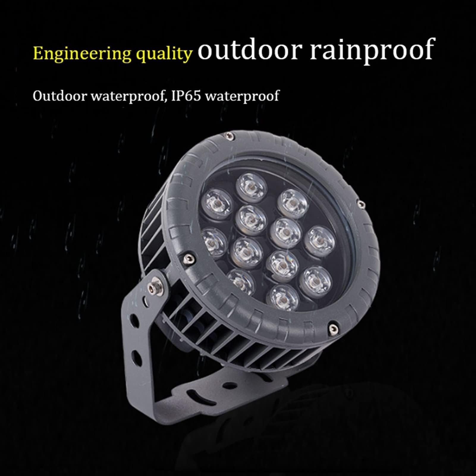 Foco Giratorio - Foco LED De Haz Alto/bajo, IP65, Resistente Al Agua, 270°, Luces Para Árboles De Parque, CA 111-240 V, Reflector Redondo Decorativo Para Exteriores(Blue,24W)