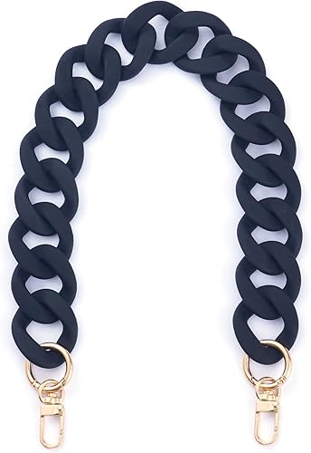 Miniatura 9 de AUMEY Correas de cadena de acrílico para bolso, correa de cadena de repuesto de moda para bolso, bolsos de mano, manualidades, 15.7 pulgadas de cada