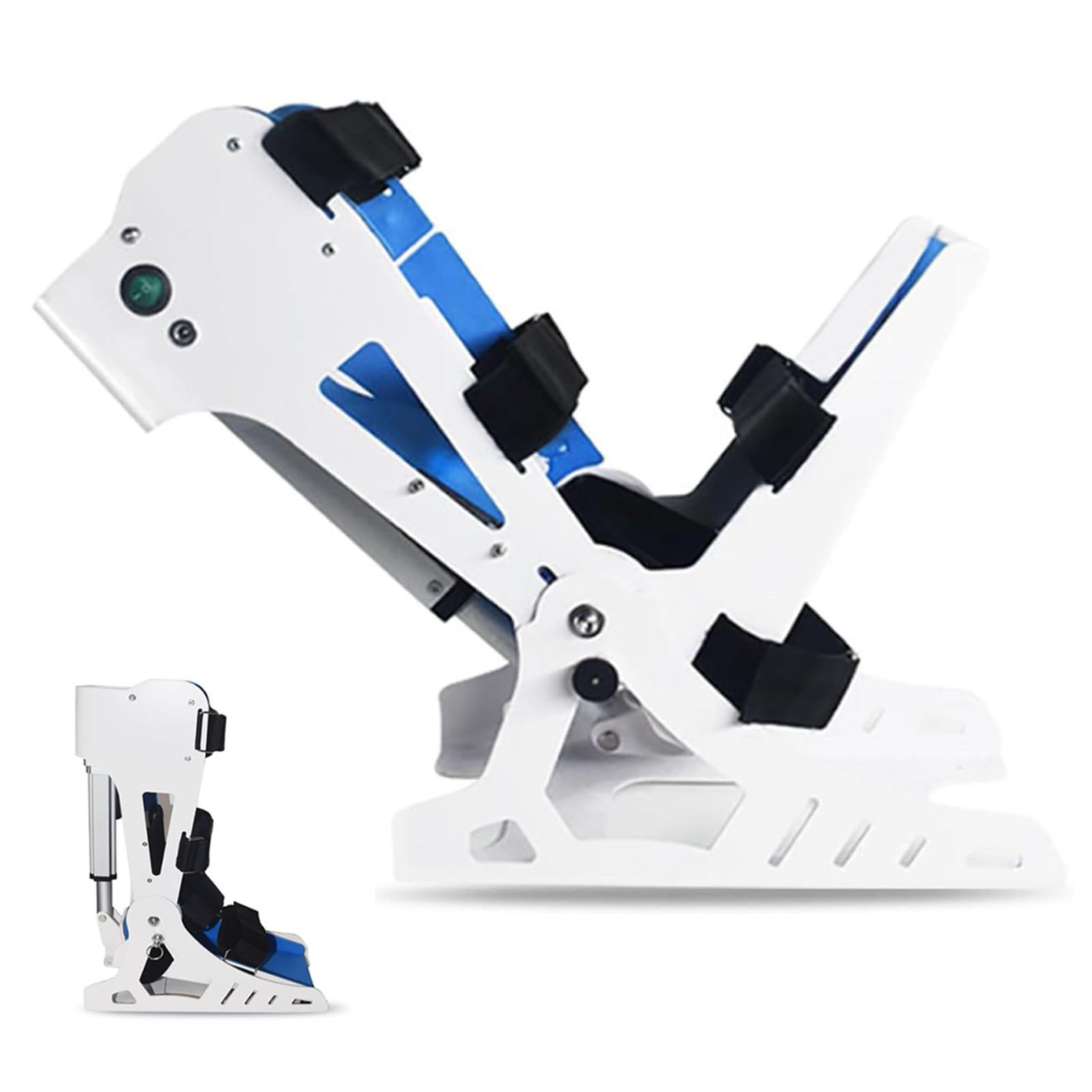 Dispositivo eléctrico de Entrenamiento de Tobillo, ángulo Ajustable/flexión Plantar (45°) + dorsiflexión (50°), Equipo de rehabilitación de Tobillo para Tobillos rígidos/pie caído