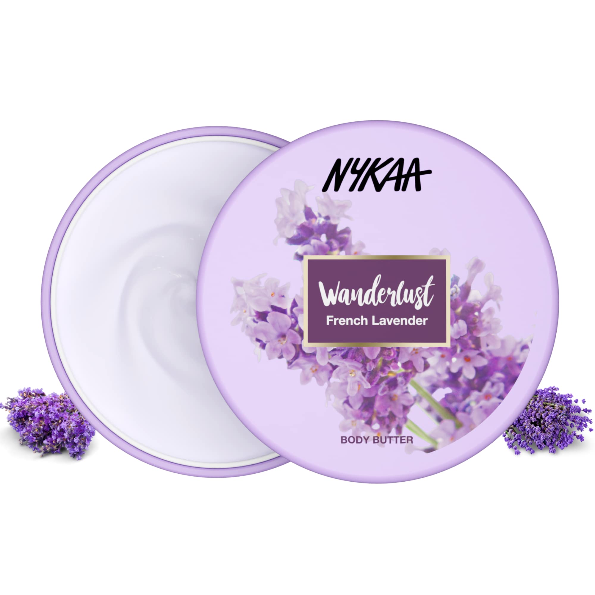 Nykaa Wanderlust Bath and Body Wanderlust French Lavender Body Butter, 200 Ml| Body Cream For All Day Moisturization| Enriched With Shea, Cocoa Butter & Vitamin E | Suitable For All Skin Types-image-36