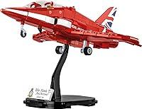 Vista 10 de COBI Armed Forces BAe Hawk T1 RED Arrows - Juego de construcción de aviones, 389 piezas