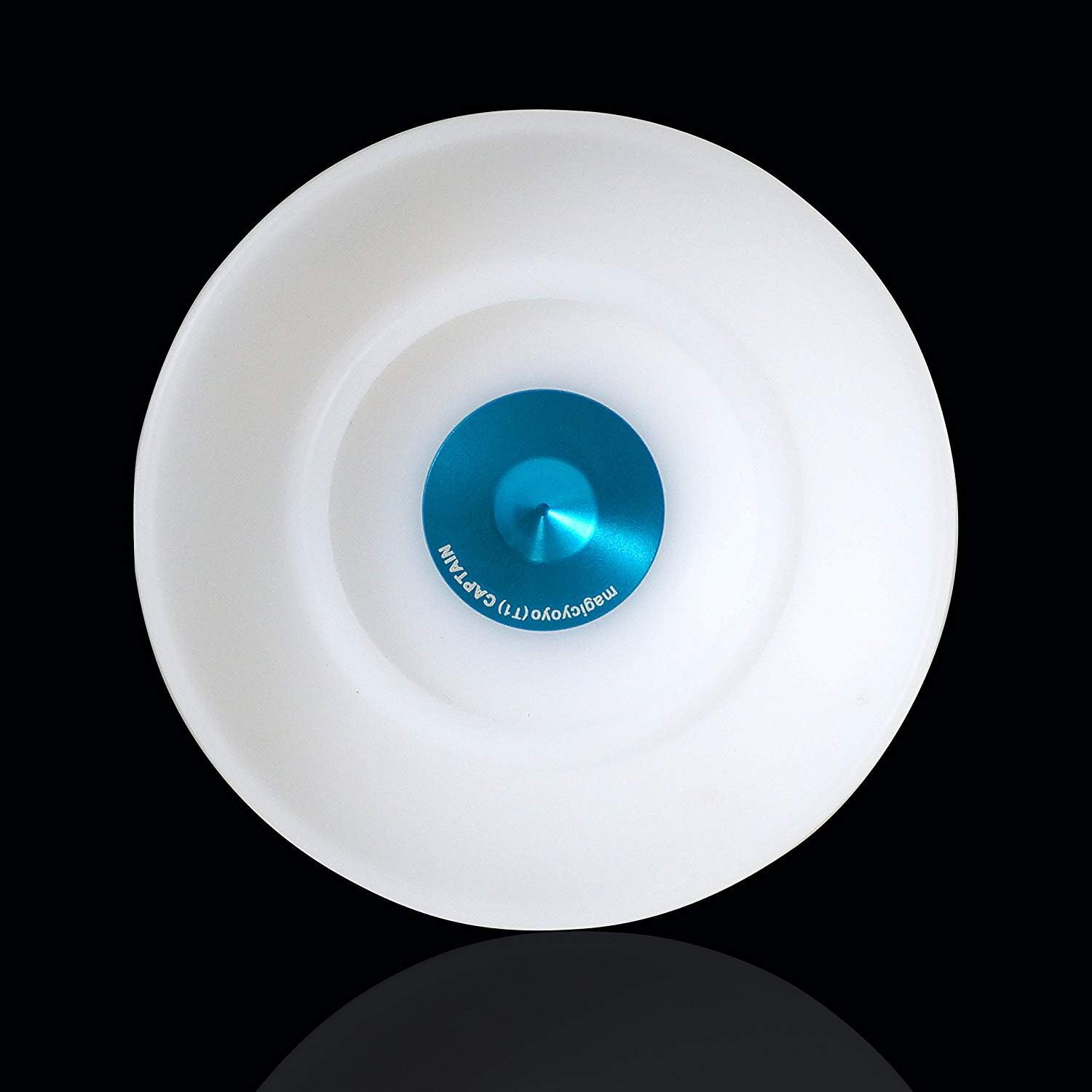 MAGICYOYO T1 Captain - POM Plastic (4A) Offstring Yo-Yo (White Blue)