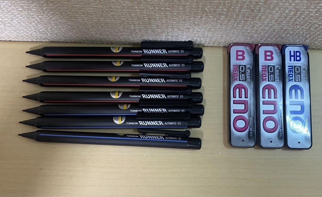 Amazon.co.jp: Tombow Runner AUTOMATIC Mechanical Pencil, 7 Pieces