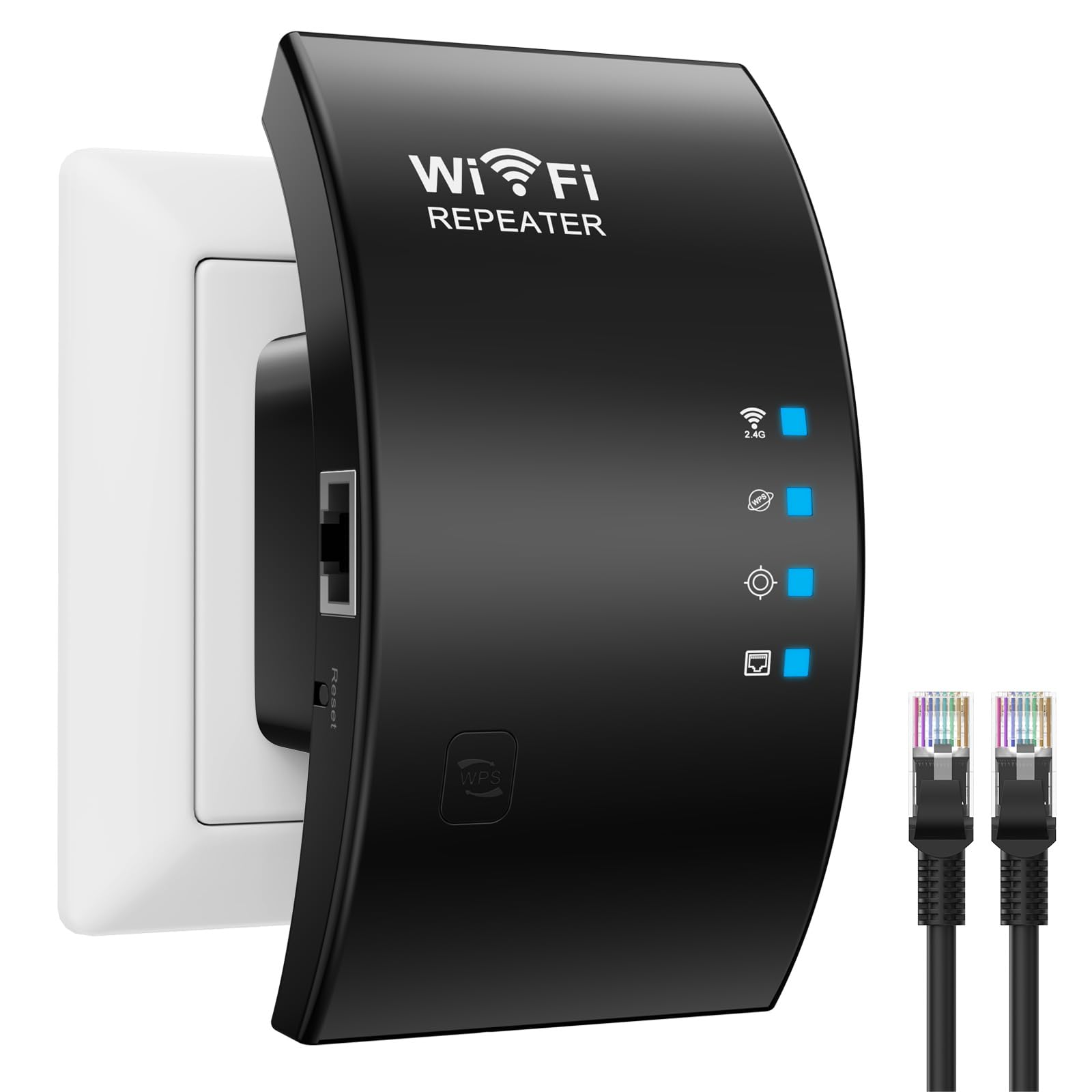 2025 WiFi Extender Internet Booster, portata 930 m², ripetitore, amplificatore router WiFi Mesh 80% più veloce, più ampio che mai, supporta più dispositivi di rete a casa